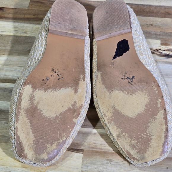 ASOS Design Raffia Woven‎ Loafers Penny Slip On Flats Natural Neutral US 9 - Picture 6 of 15